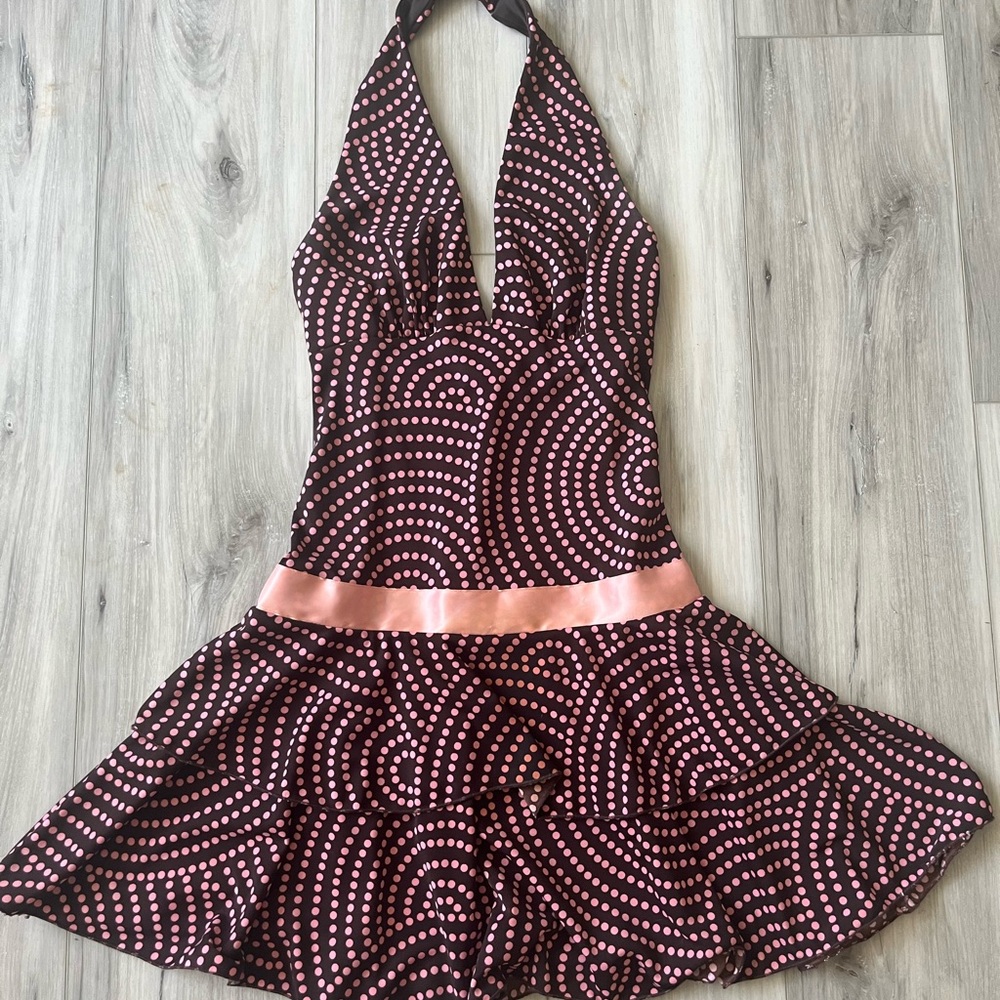 Mid 2000’s polka dot halter dress